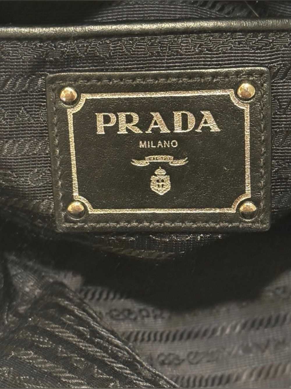 Pre-Loved Authentic Vintage Prada Tessuto - Picture 7 of 12